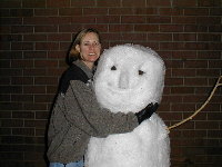 Hey Mr. Snowman...keep both hands where we can see 'em!